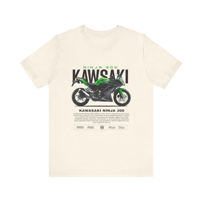 Kawasaki Ninja 300 Unisex T-Shirt - Vintage Motorcycle Graphic Tee - CreativeRino