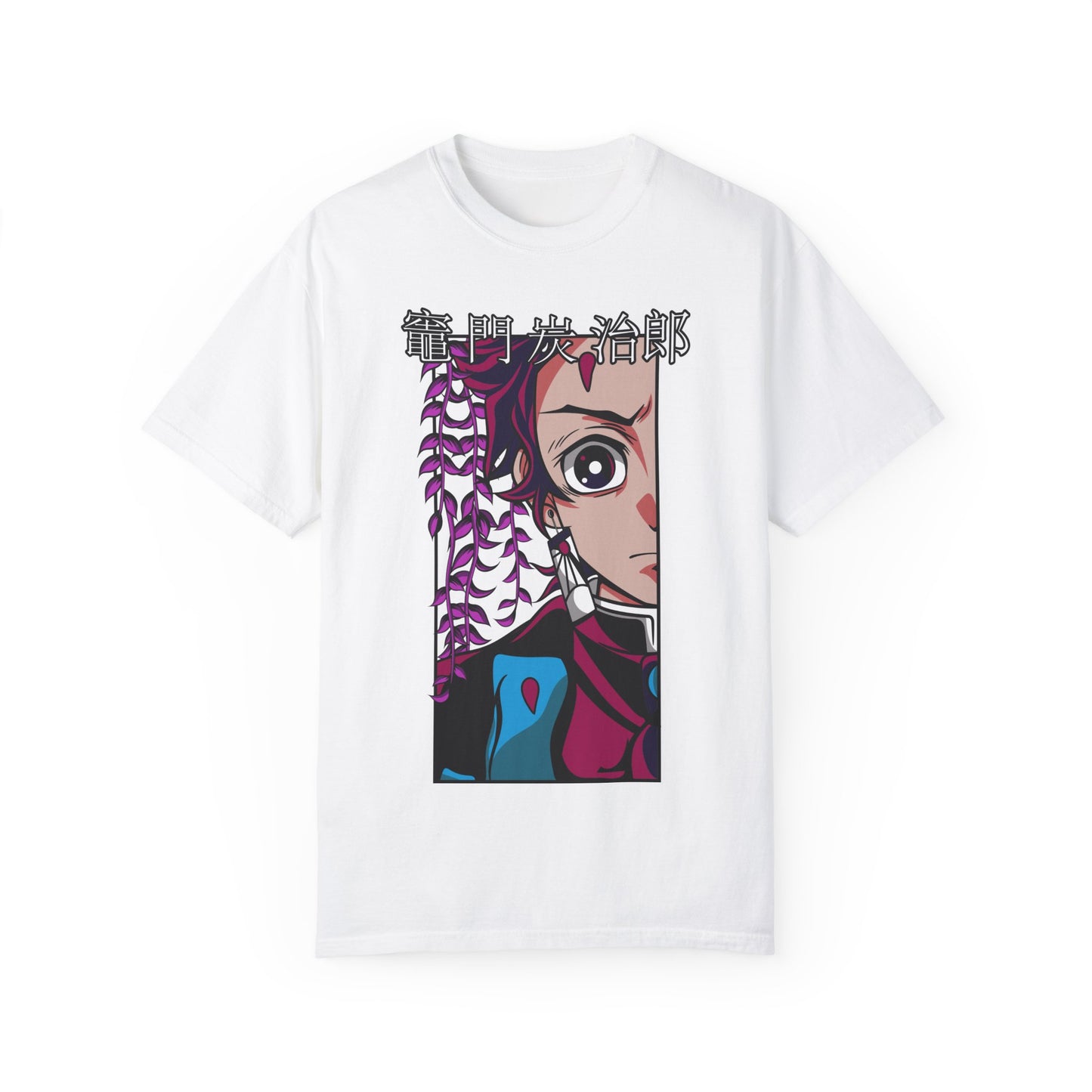 Demon Slayer Unisex Garment-Dyed T-shirt - Anime Inspired Art - CreativeRino