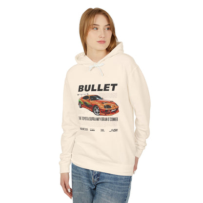 Bullet Toyota Supra MK4 Unisex Hoodie – Lightweight & Stylish Car Enthusiast Sweatshirt - CreativeRino