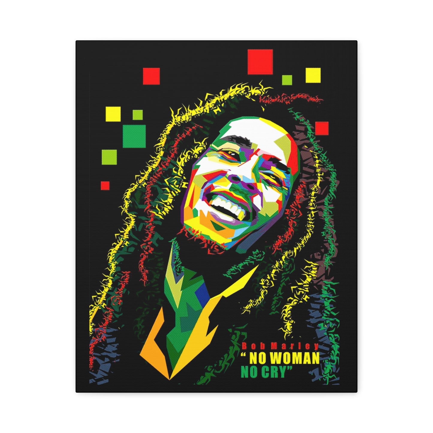 Bob M Matte Canvas, Stretched, 1.25" Canvas Wall Decor - CreativeRino