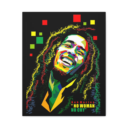 Bob M Matte Canvas, Stretched, 1.25" Canvas Wall Decor - CreativeRino