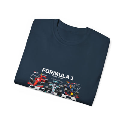 Formula 1 Racing Unisex Ultra Cotton Tee - Perfect T-Shirt for Motorsport Fans - CreativeRino