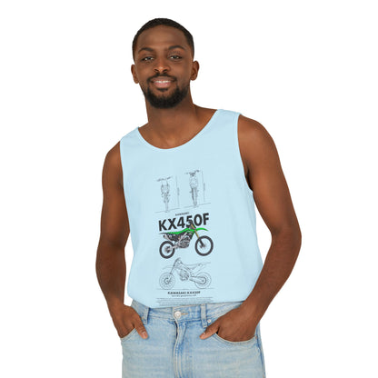 Kawasaki KX450F Motorcycle Graphic Unisex Tank Top - Perfect Tank Top for Riders and Outdoor Enthusiasts - CreativeRino