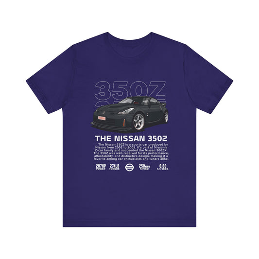 Nissan 350Z Unisex Tee – Perfect for Car Enthusiasts and Motoring Events - CreativeRino