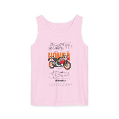 Honda CBR Enthusiast Tank Top - Retro Motorcycle Design - CreativeRino