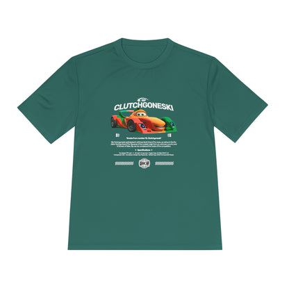 Rip Clutchgoneski Unisex Moisture Wicking Tee - Graphic T-shirt for Racing Fans - CreativeRino