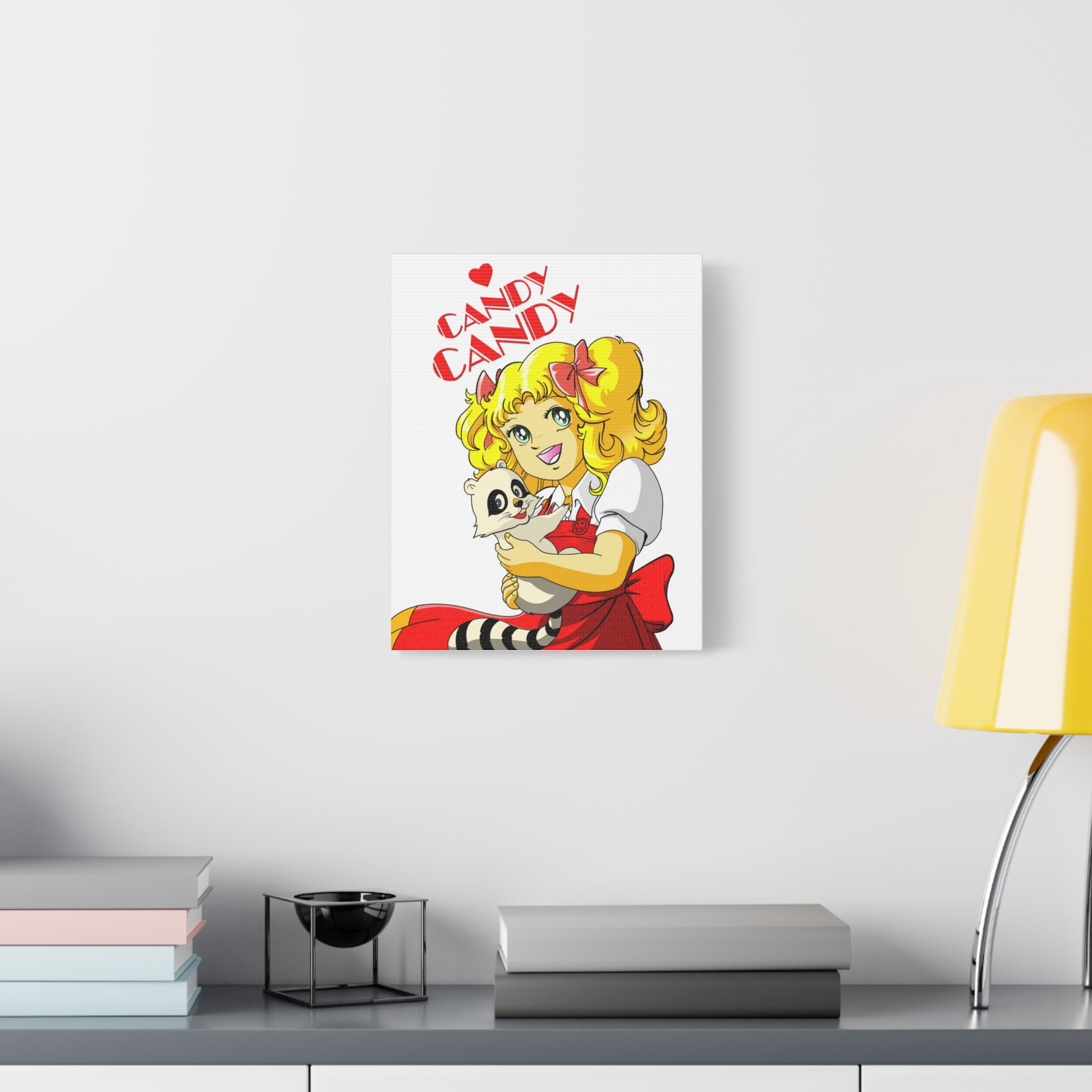 Candy Candy Wall Art - Whimsical Matte Canvas Print for Anime Lovers - CreativeRino