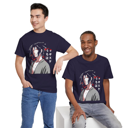 Naruto Inspired Unisex Heavy Cotton Tee - Anime T-shirt Design - CreativeRino