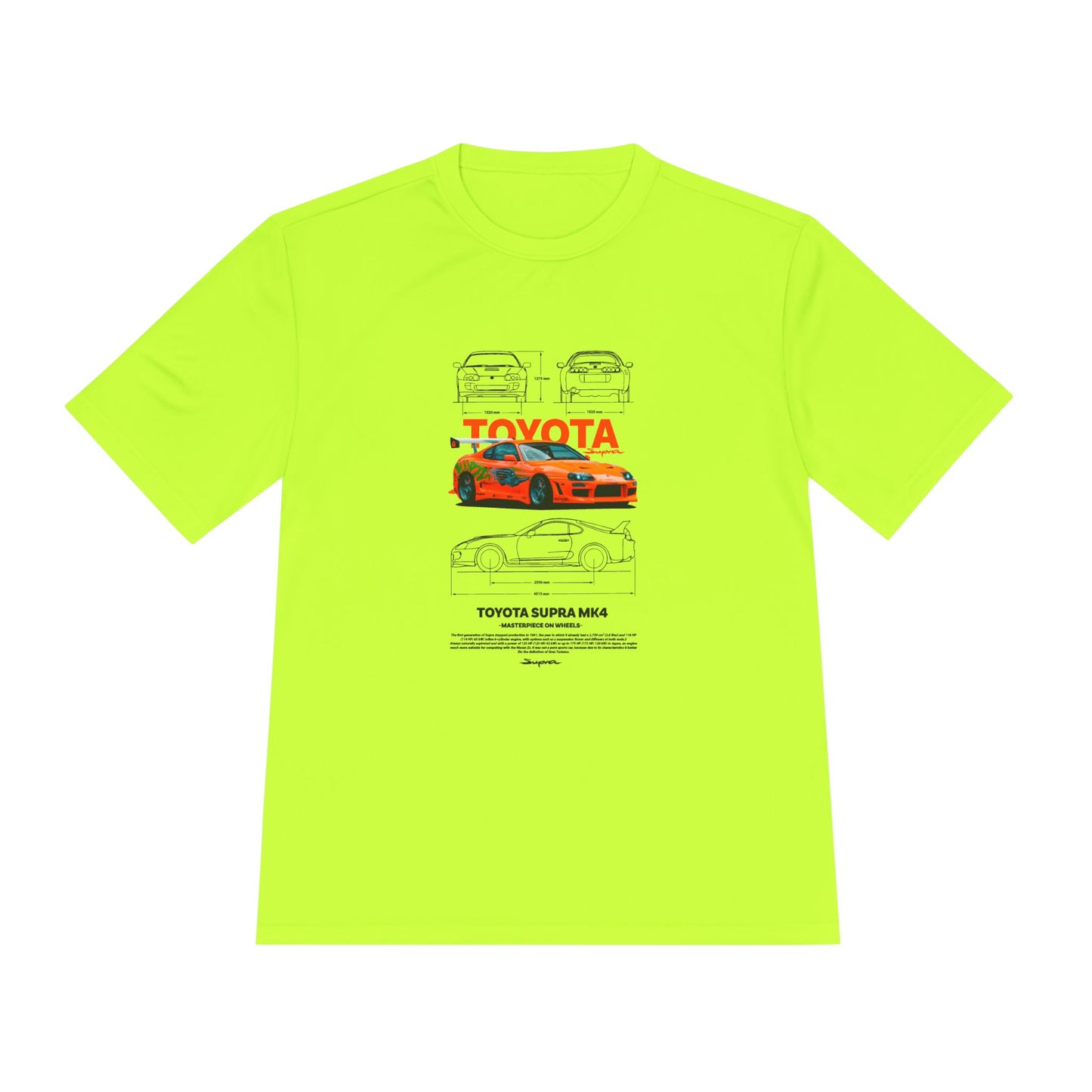 Toyota Supra MK4 Unisex Moisture Wicking Tee – Perfect T-shirt for Car Enthusiasts - CreativeRino