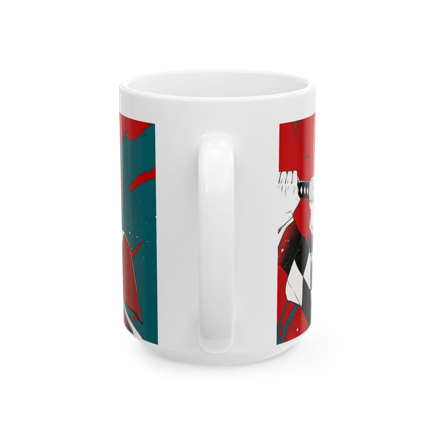 Anime-Inspired Ceramic Mug - Demon Slayer Design - CreativeRino