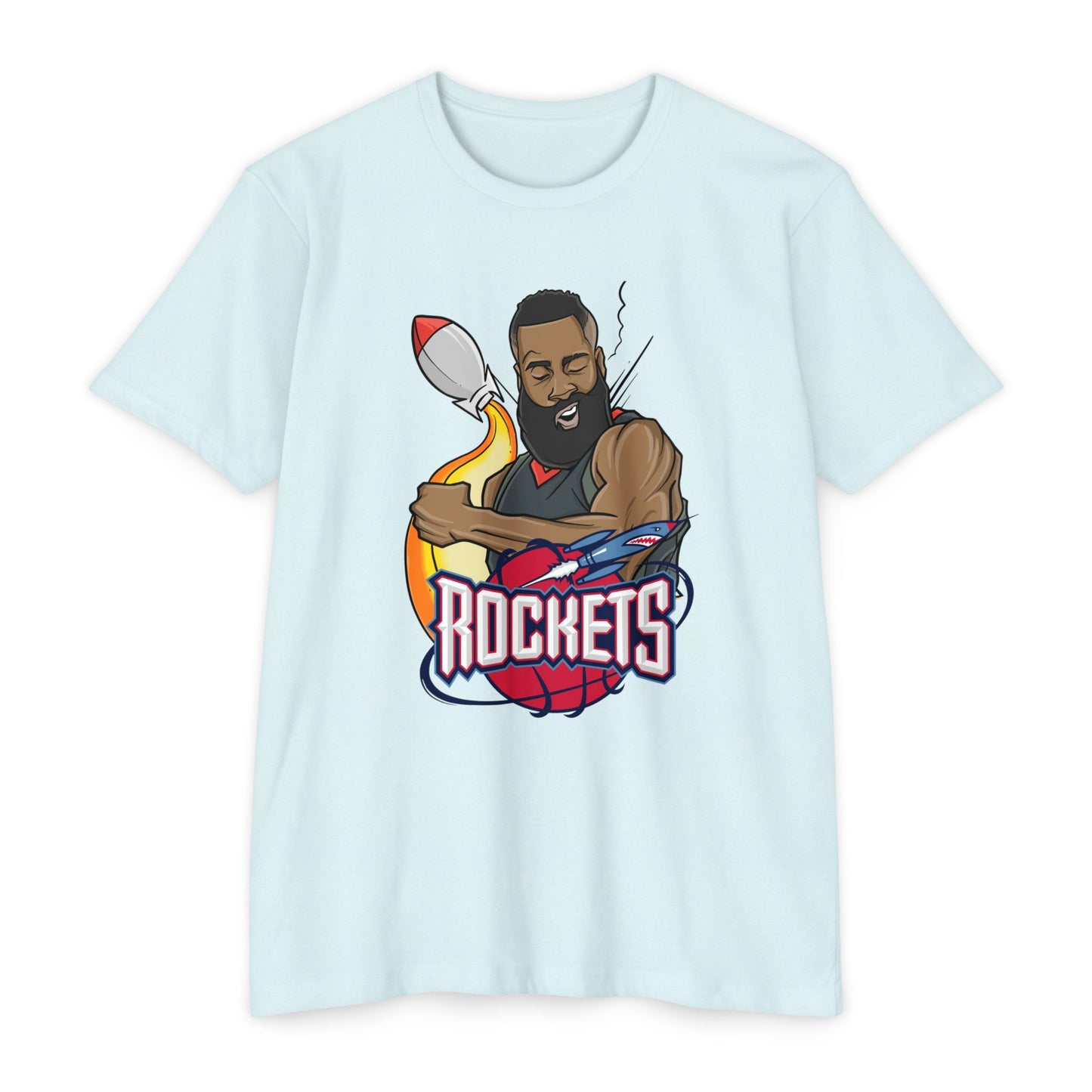 Retro James Harden Rockets Basketball T-shirt - Unisex Sports Tee - CreativeRino