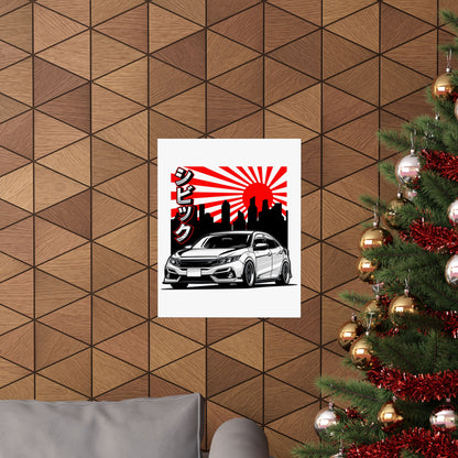 Japanese Car Art Matte Vertical Poster - CreativeRino