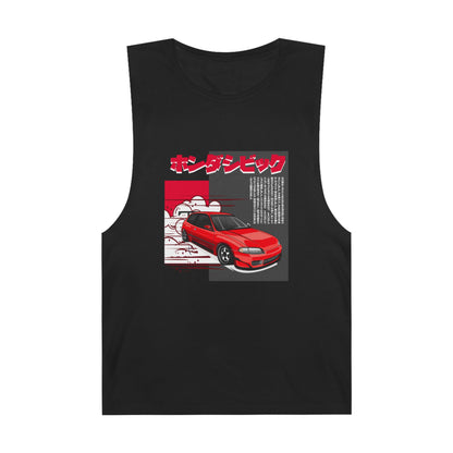Honda Civic Estilo Car Graphic Unisex Tank Top - Honda Inspired T-shirt Design - CreativeRino
