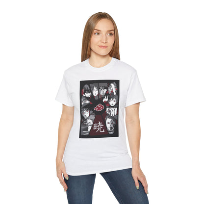 Anime-Inspired Unisex Ultra Cotton Tee - Akatsuki T-shirt Design - CreativeRino
