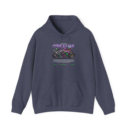 Kawasaki ZX10R Unisex Heavy Blend™ Hooded Sweatshirt - Trickstar Motorcycle Design - CreativeRino