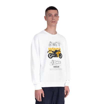 Honda CBR Unisex Crewneck Sweatshirt - Perfect T-shirt for Motorcycle Enthusiasts - CreativeRino