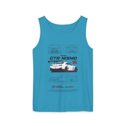 Nissan GTR Nismo Graphic Unisex Tank Top - Perfect T-shirt for Car Enthusiasts - CreativeRino