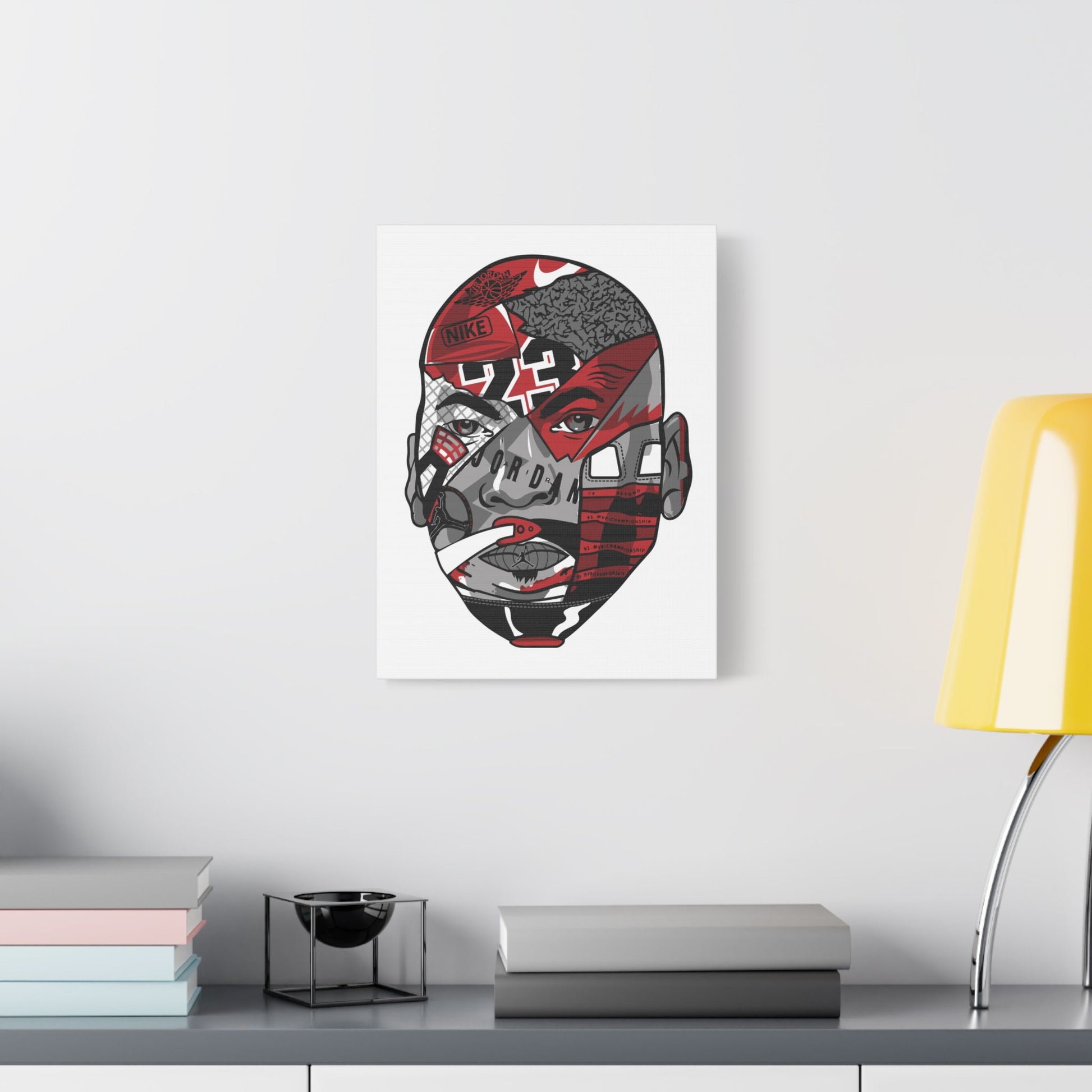 Michael Jordan Satin Canvas Art: Inspired by Basketball Legends - CreativeRino