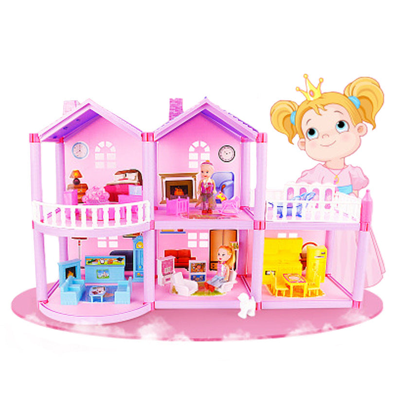 Doll House Villa DIY Assembled House CreativeRino