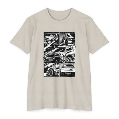 Stylish Car Enthusiast T-Shirt - Unisex CVC Jersey Design - CreativeRino