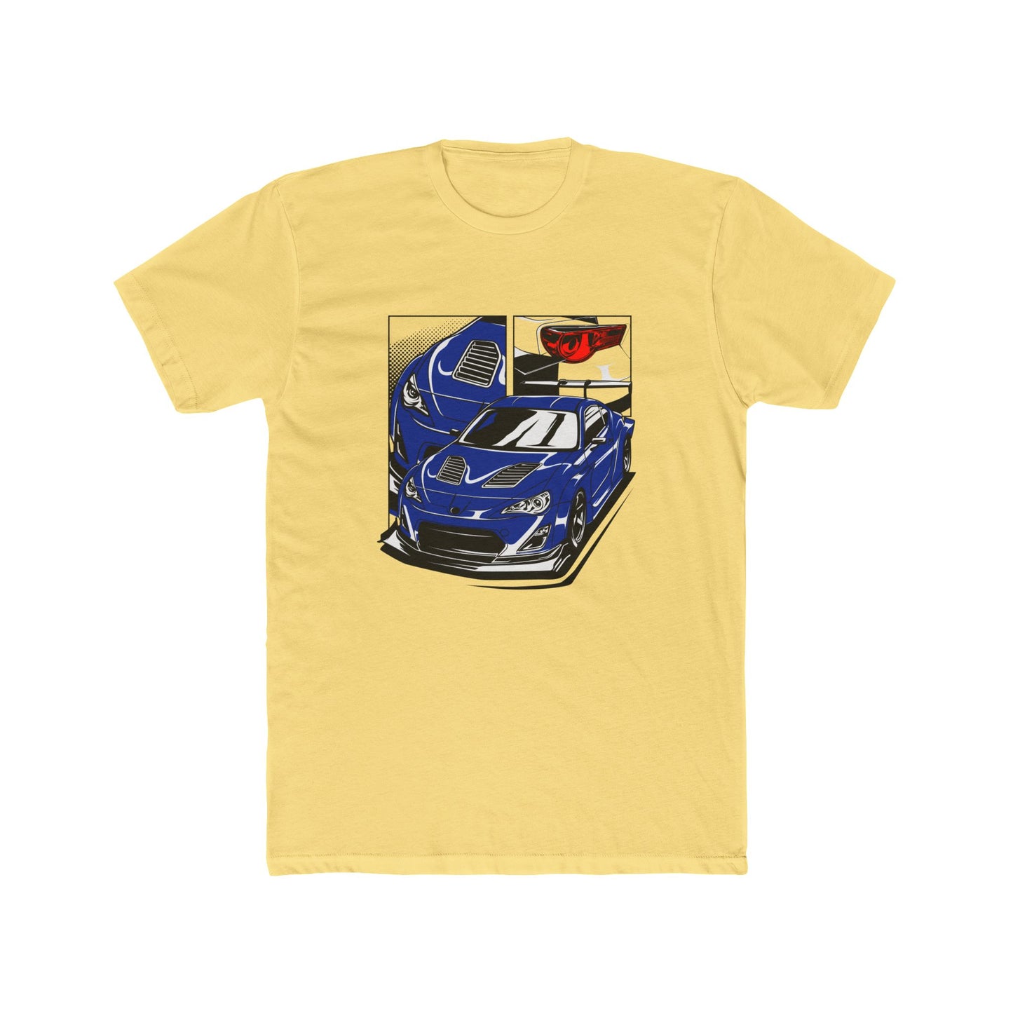 Racing-Inspired Unisex Cotton Crew Tee - Perfect T-shirt Gift for Car Enthusiasts - CreativeRino