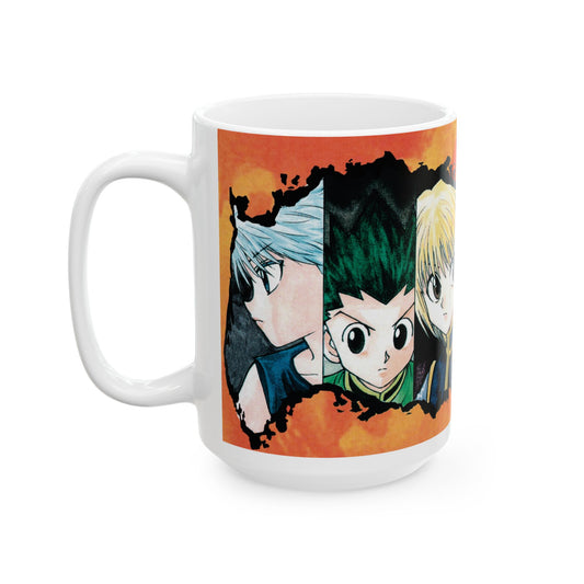 Hunter × Hunter Inspired Ceramic Mug - Anime Perfect Gift for Fans - CreativeRino