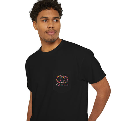 Gucci Unisex Heavy Cotton Pocket Tee - Stylish & Comfortable Everyday Wear - CreativeRino