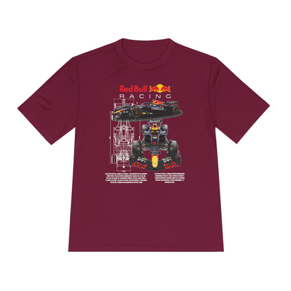 Red Bull Racing Unisex Moisture Wicking Tee for Motorsport Enthusiasts - CreativeRino