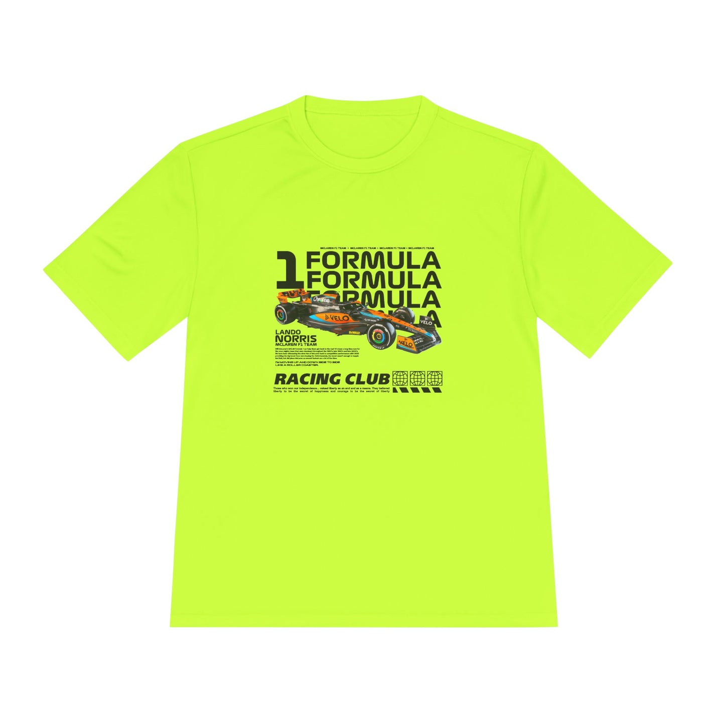 Formula Racing Club Tee Unisex Moisture Wicking T-shirt - CreativeRino