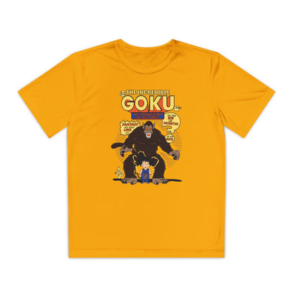 Youth Goku Graphic Tee - Fun Superhero Anime T-Shirt for Kids - CreativeRino