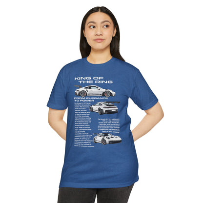 King of the Ring: Porsche Race Car Unisex CVC Jersey T-Shirt - CreativeRino