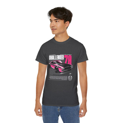 Vintage Challenger 70 Unisex Ultra Cotton Tee - Classic Muscle Car Shirt - CreativeRino