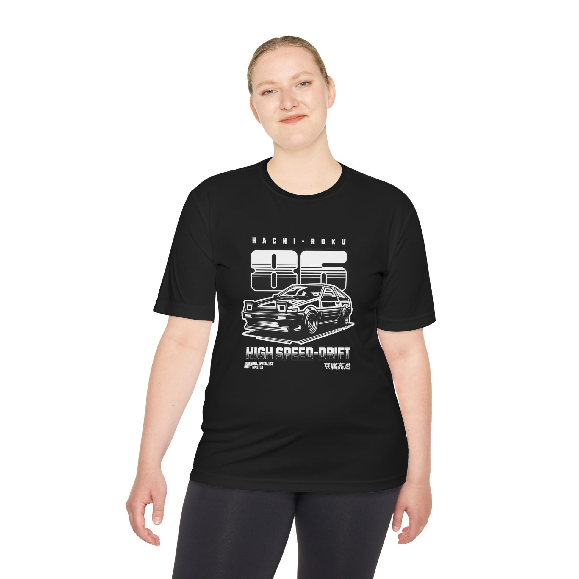 High Speed Drift Unisex Moisture Wicking Tee - Perfect T-shirt for Car Lovers! - CreativeRino