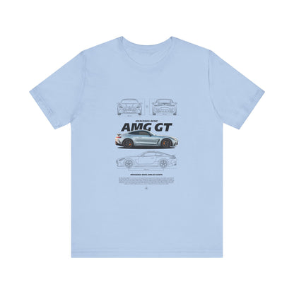 AMG GT Unisex Jersey Short Sleeve Tee - Perfect for Car Enthusiasts - CreativeRino