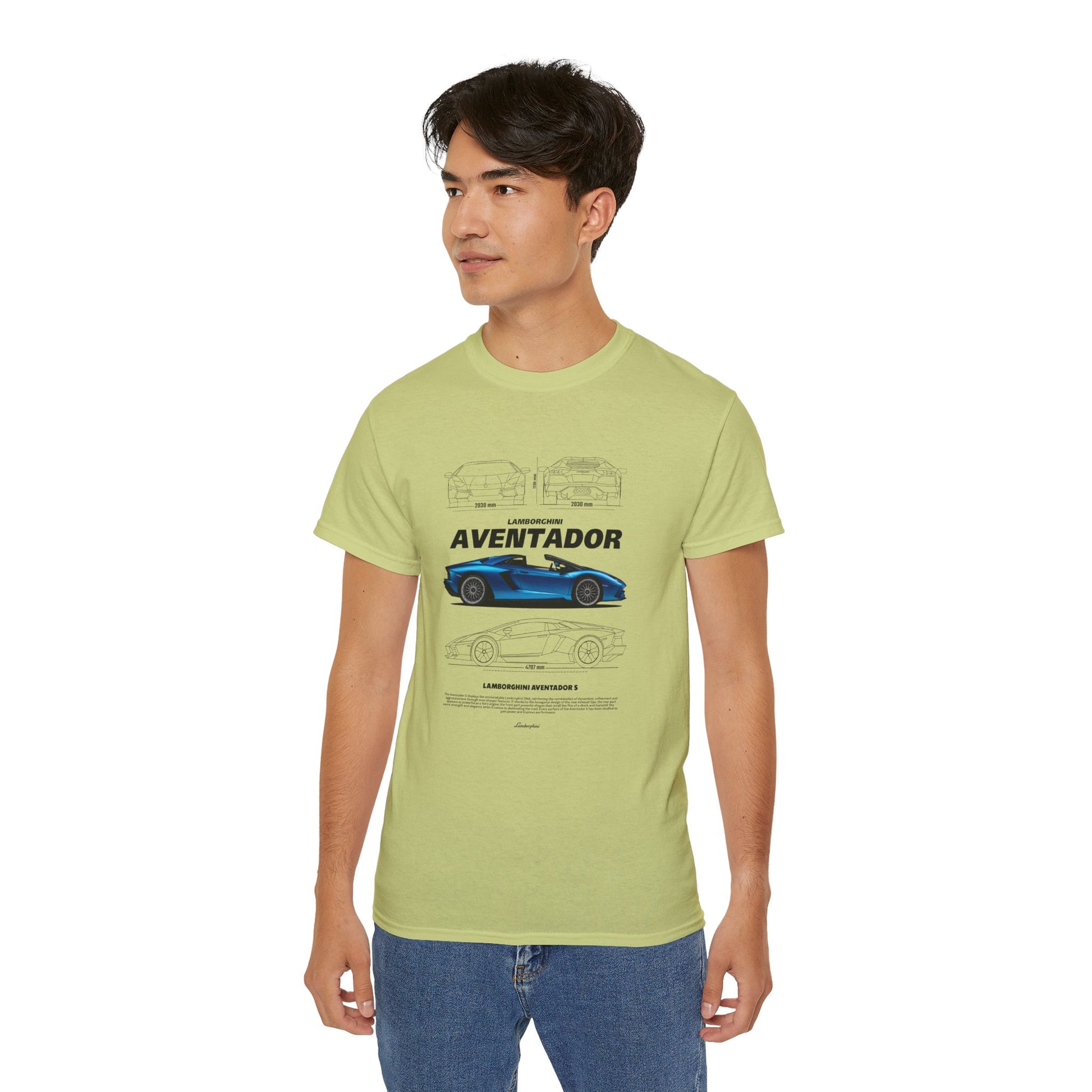 Aventador Sports Car Unisex Ultra Cotton Tee | Car T-shirt - CreativeRino