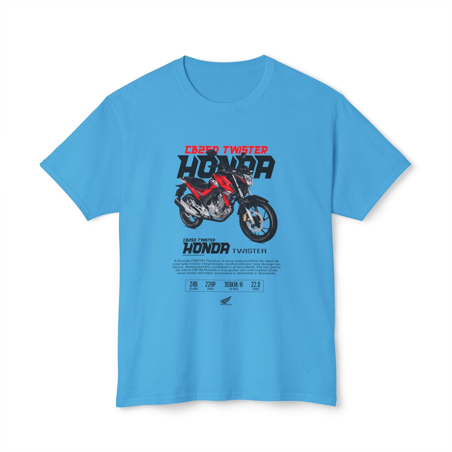 Honda Twister Unisex HD Cotton™ T-shirt - Perfect for Motorcycle Enthusiasts - CreativeRino