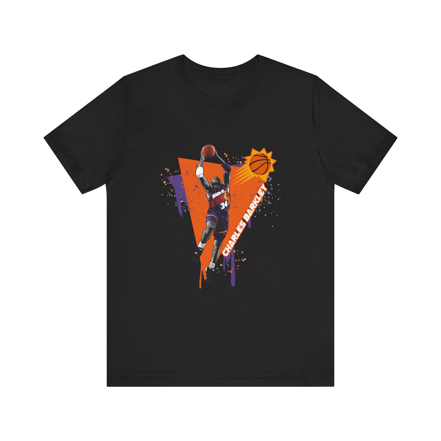 Charles Barkley Unisex Jersey Short Sleeve Tee Basketball T-shirt - CreativeRino