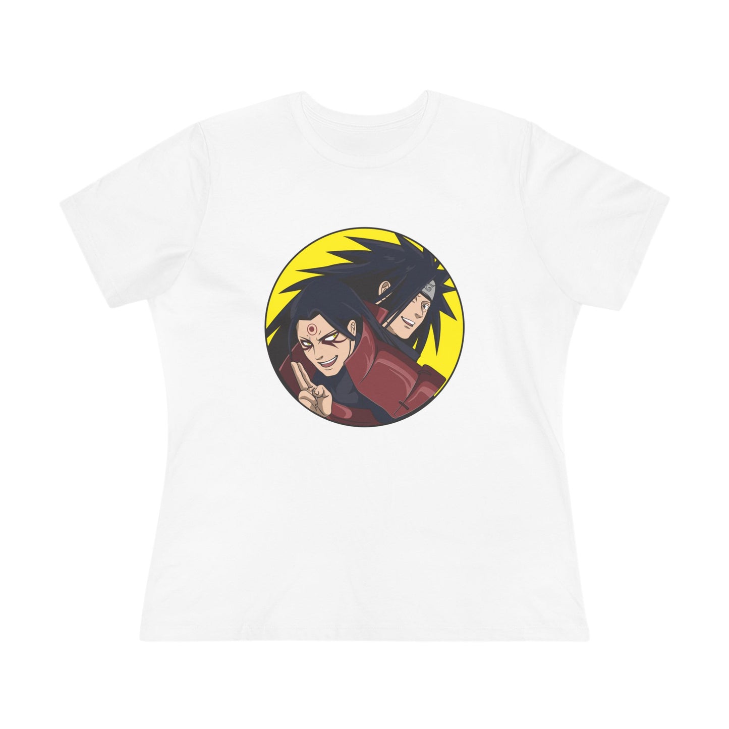 Retro Anime Women's Cotton Tee - Naruto Stylish, Fun, Perfect T-shirt for Fans! - CreativeRino