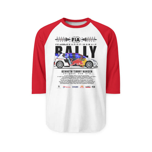 Rally Racing Unisex Three-Quarter Sleeve Shirt - Perfect T-shirt for Motorsports Fans - CreativeRino