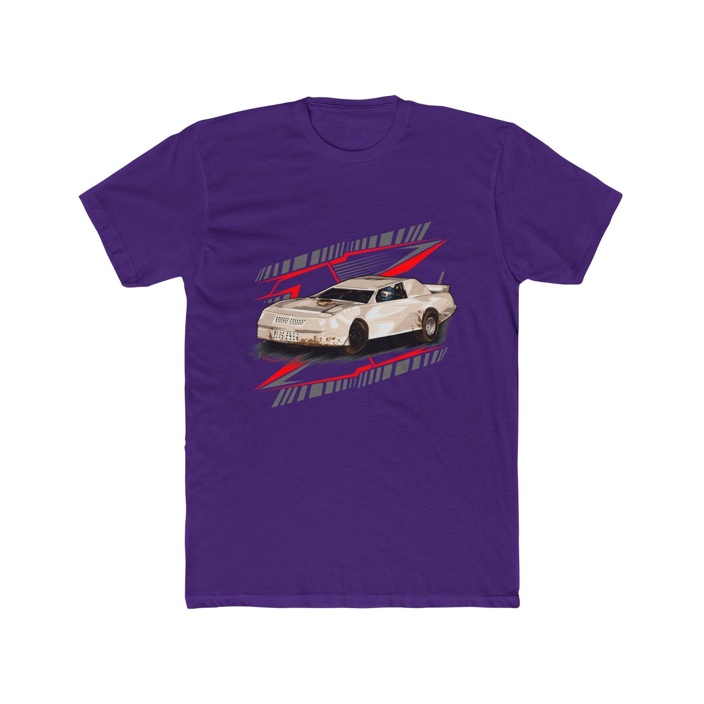 Retro Race Car Unisex Cotton Crew Tee - CreativeRino