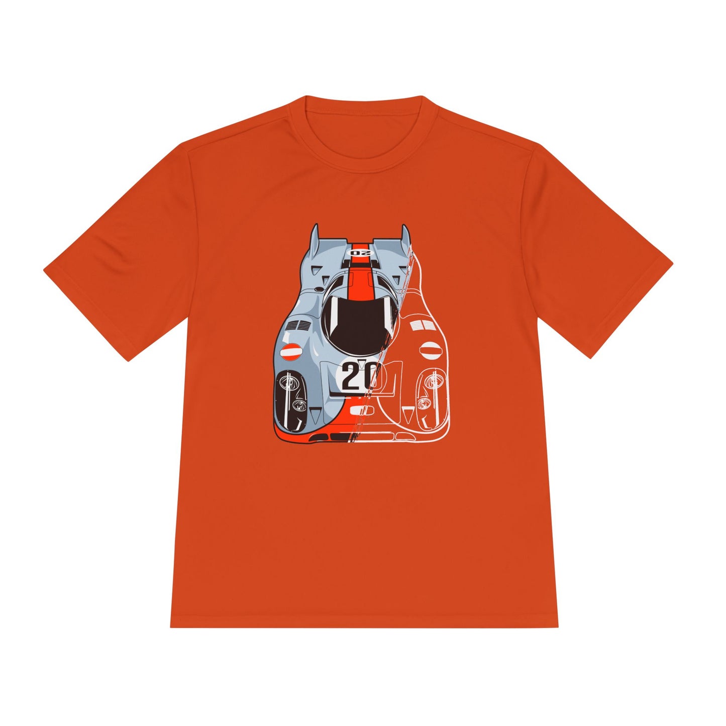 Racing Graphic Moisture Wicking Tee - Unisex Sportswear for Car Enthusiasts - CreativeRino