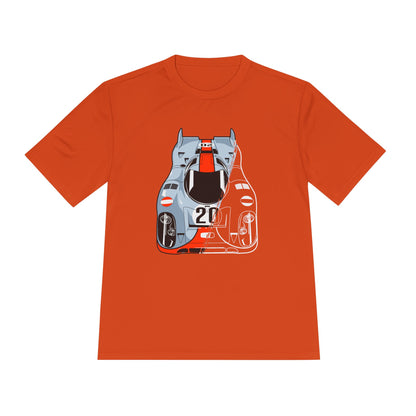 Racing Graphic Moisture Wicking Tee - Unisex Sportswear for Car Enthusiasts - CreativeRino