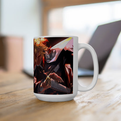 Demon Slayer Ceramic Mug - Anime Inspired Coffee Cup - CreativeRino