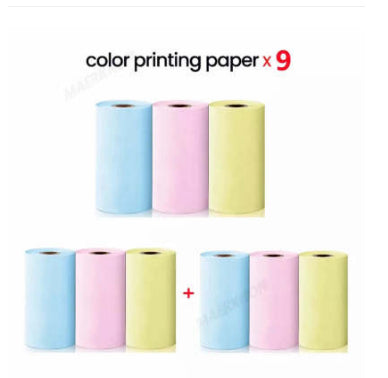 Portable Mini Thermal Label Printer Home Photo Printer Student Wrong Question Printer Bluetooth-compatible Mini Label Printer Price Tag CreativeRino