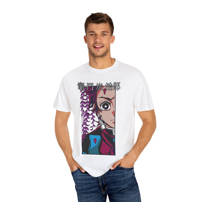 Demon Slayer Unisex Garment-Dyed T-shirt - Anime Inspired Art - CreativeRino