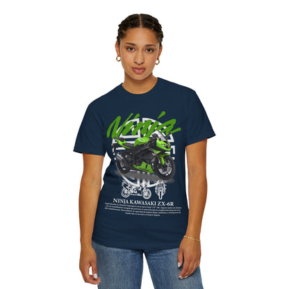 Ninja Kawasaki Z X-6R Unisex T-Shirt - Perfect for Motorcycle Enthusiasts - CreativeRino