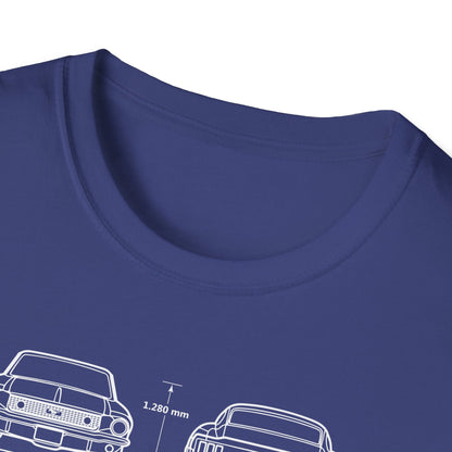 Ford Mustang Shelby GT350 Unisex Softstyle T-Shirt - Car Lovers Tee - CreativeRino