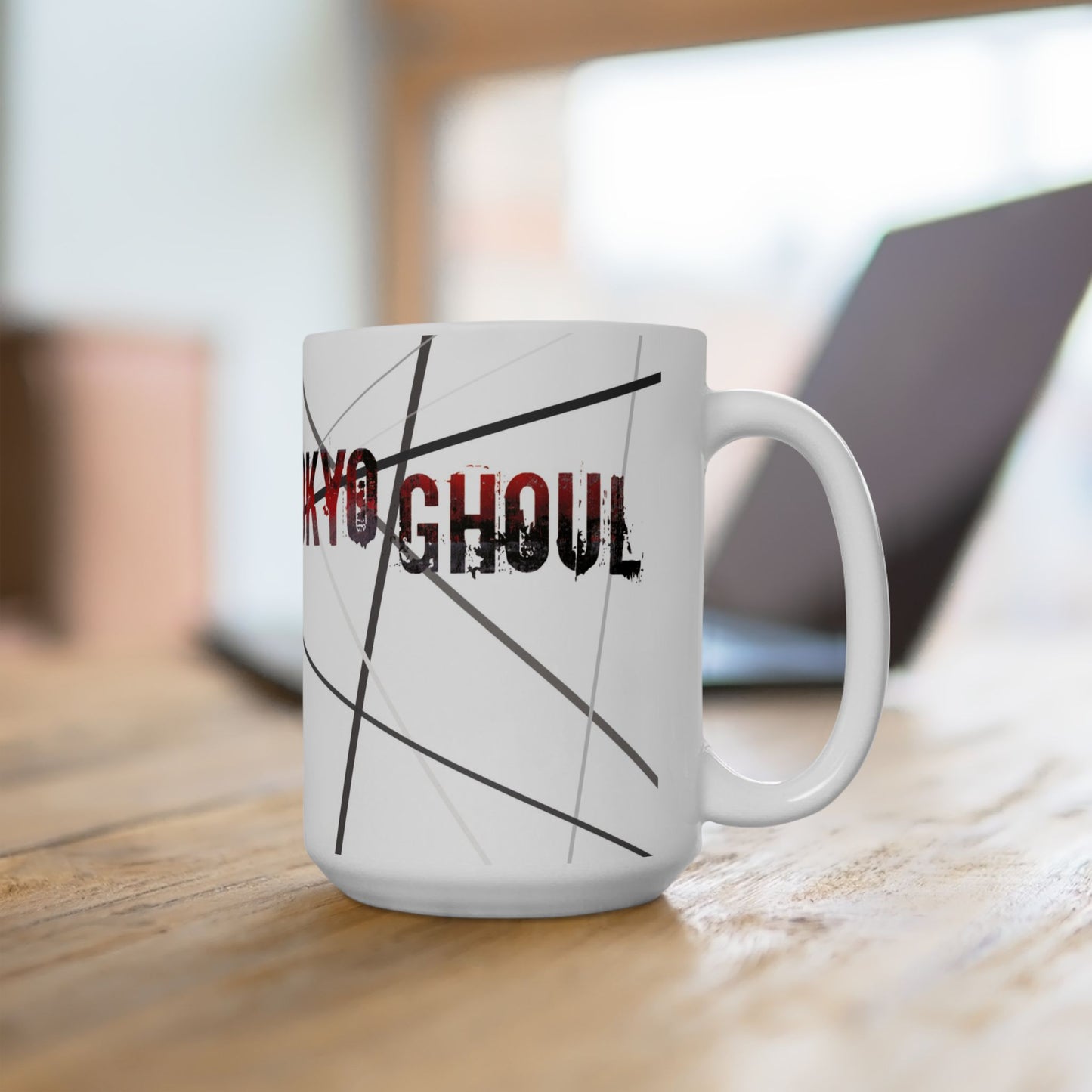 Tokyo Ghoul Vibe Ceramic Mug - Stylish Coffee Cup for Anime Lovers - CreativeRino