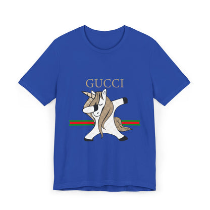 Gucci Unicorn Unisex Jersey T-Shirt - Stylish Fashion Tee for Unicorn Lovers - CreativeRino