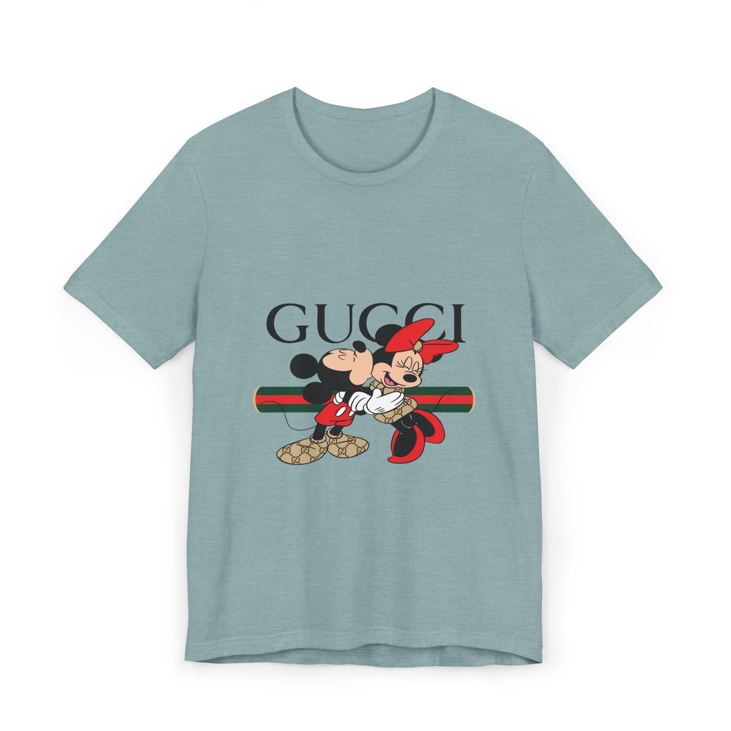Gucci Mickey & Minnie Unisex T-Shirt, Fun Graphic Tee, Disney Fashion, Gift for Disney Lovers, Cute Casual Wear, Holiday Apparel - CreativeRino